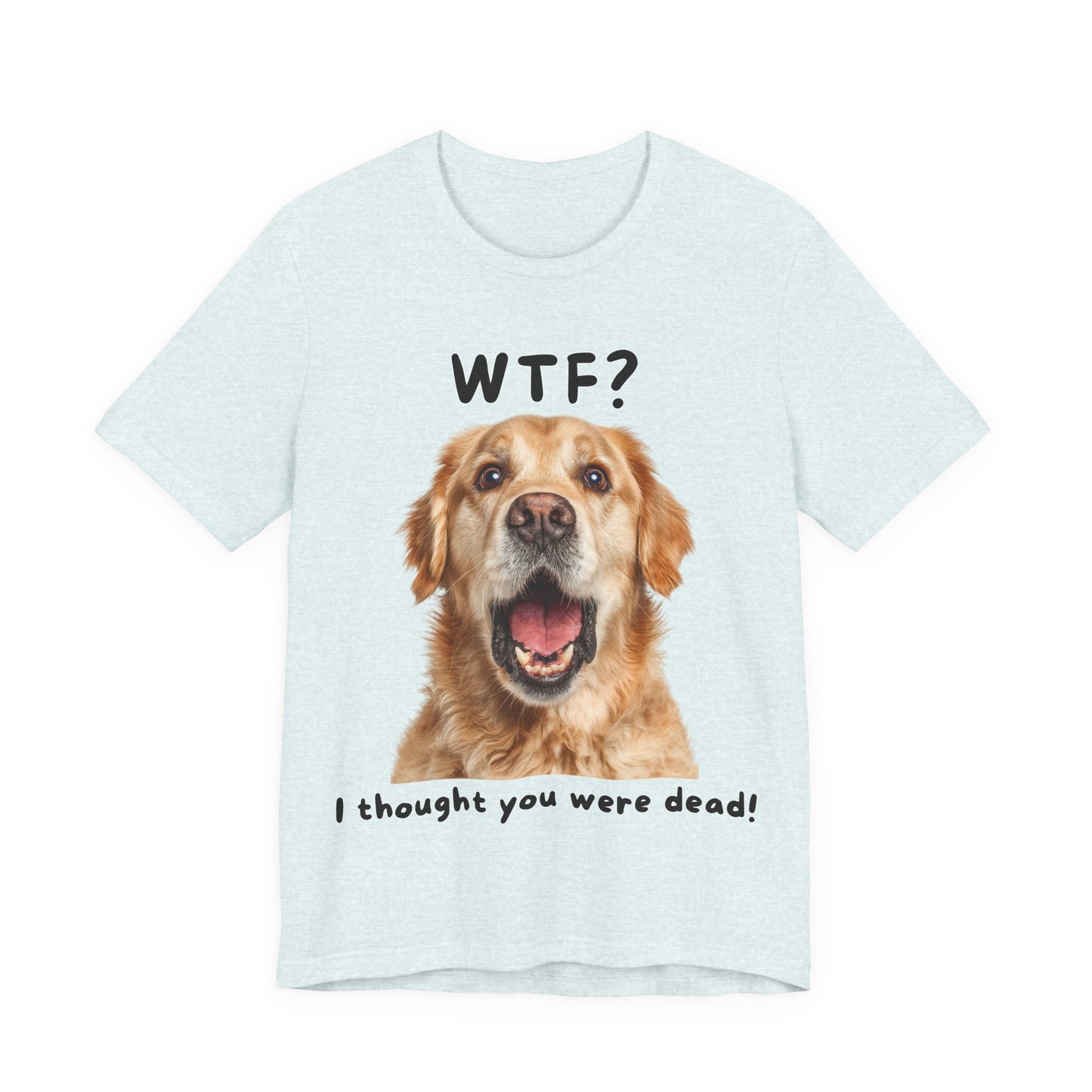 Golden Retriever "WTF?" T-shirt