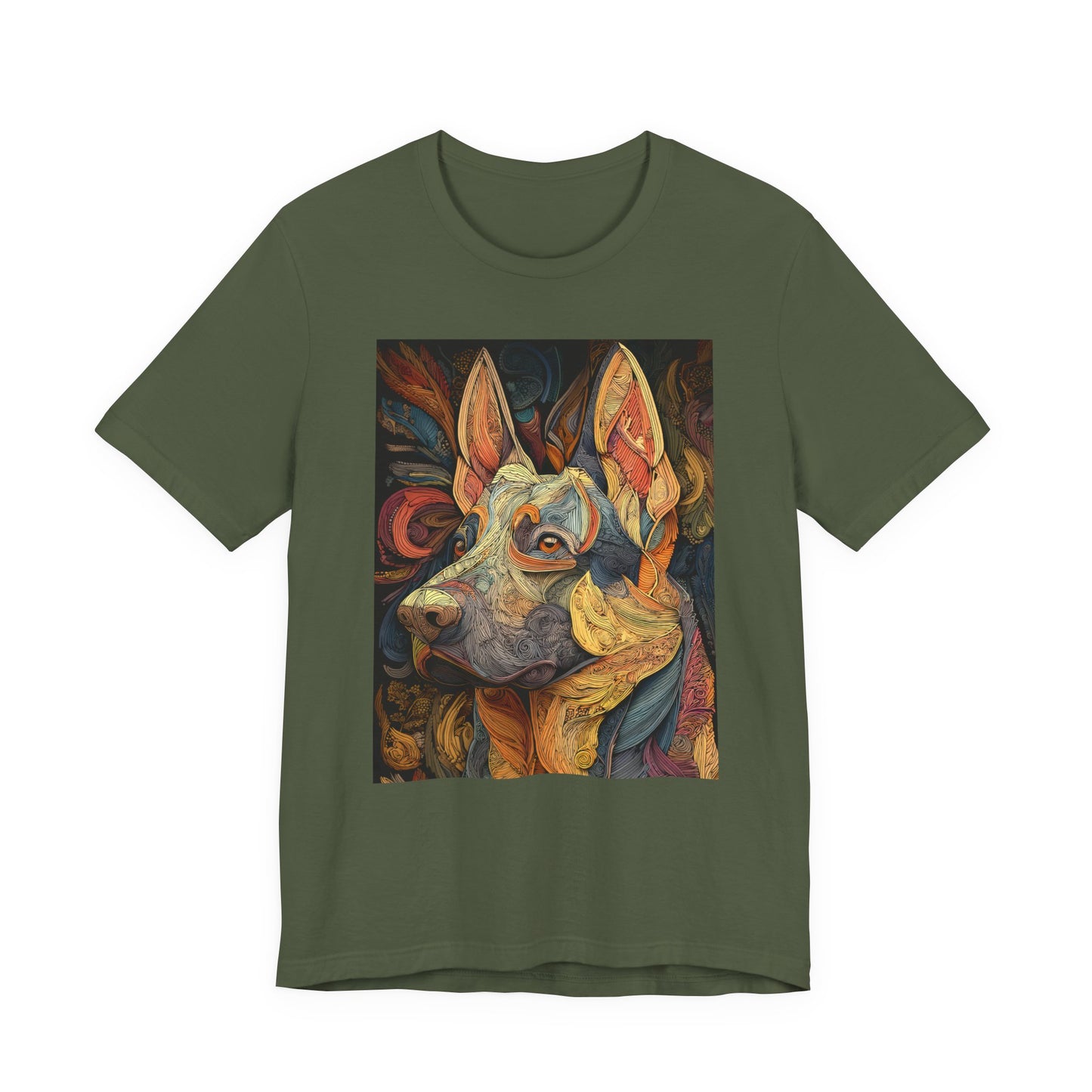 German Shepherd "Cloisonne" T-shirt