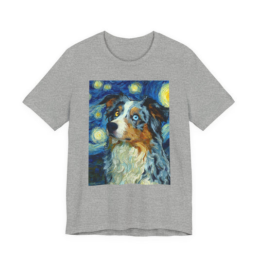 Australian Shepherd "Starry Night" T-shirt
