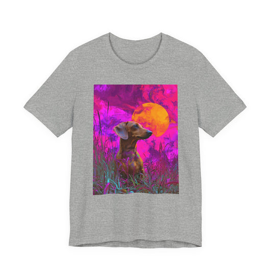 Dachshund "Magenta Sky" T-shirt
