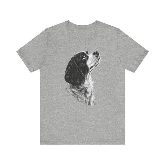 Cavalier King Charles Spaniel "Noir & Blanc" T-shirt