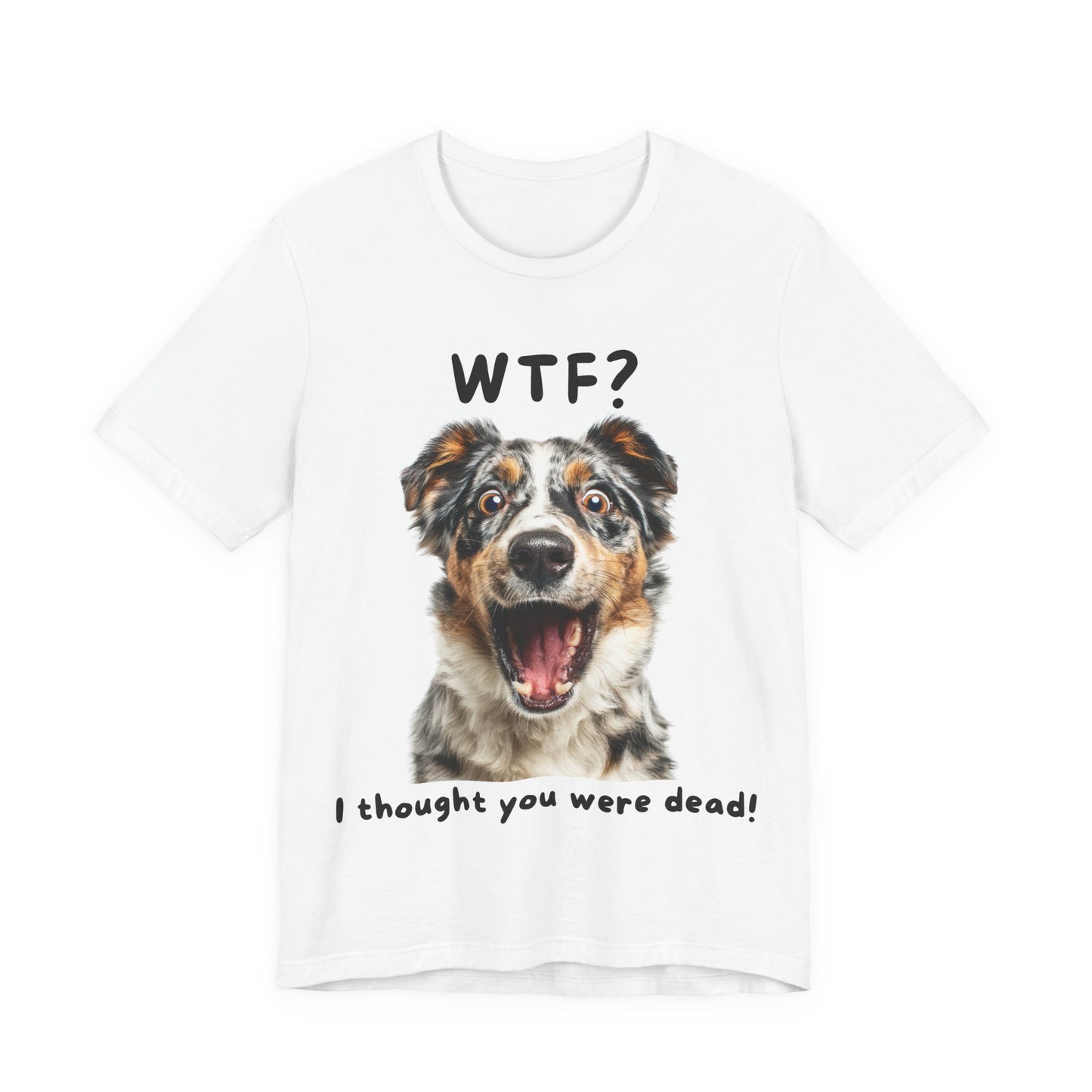Australian Shepherd "WTF?" T-shirt