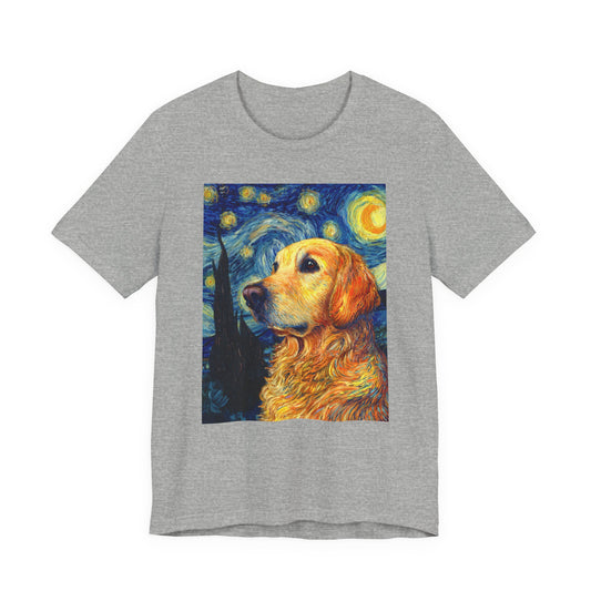 Golden Retriever "Starry Night" T-shirt