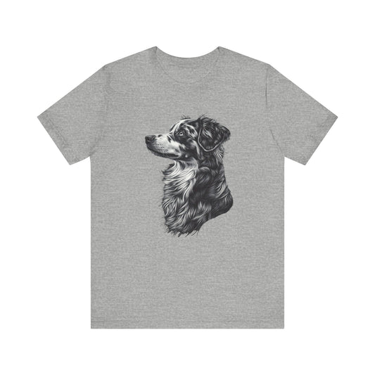 Australian Shepherd "Noir & Blanc" T-shirt