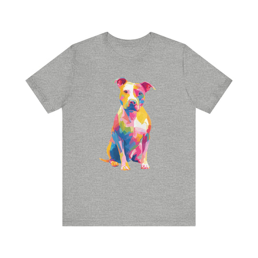 American Pit Bull "Colorful Canine" T-shirt