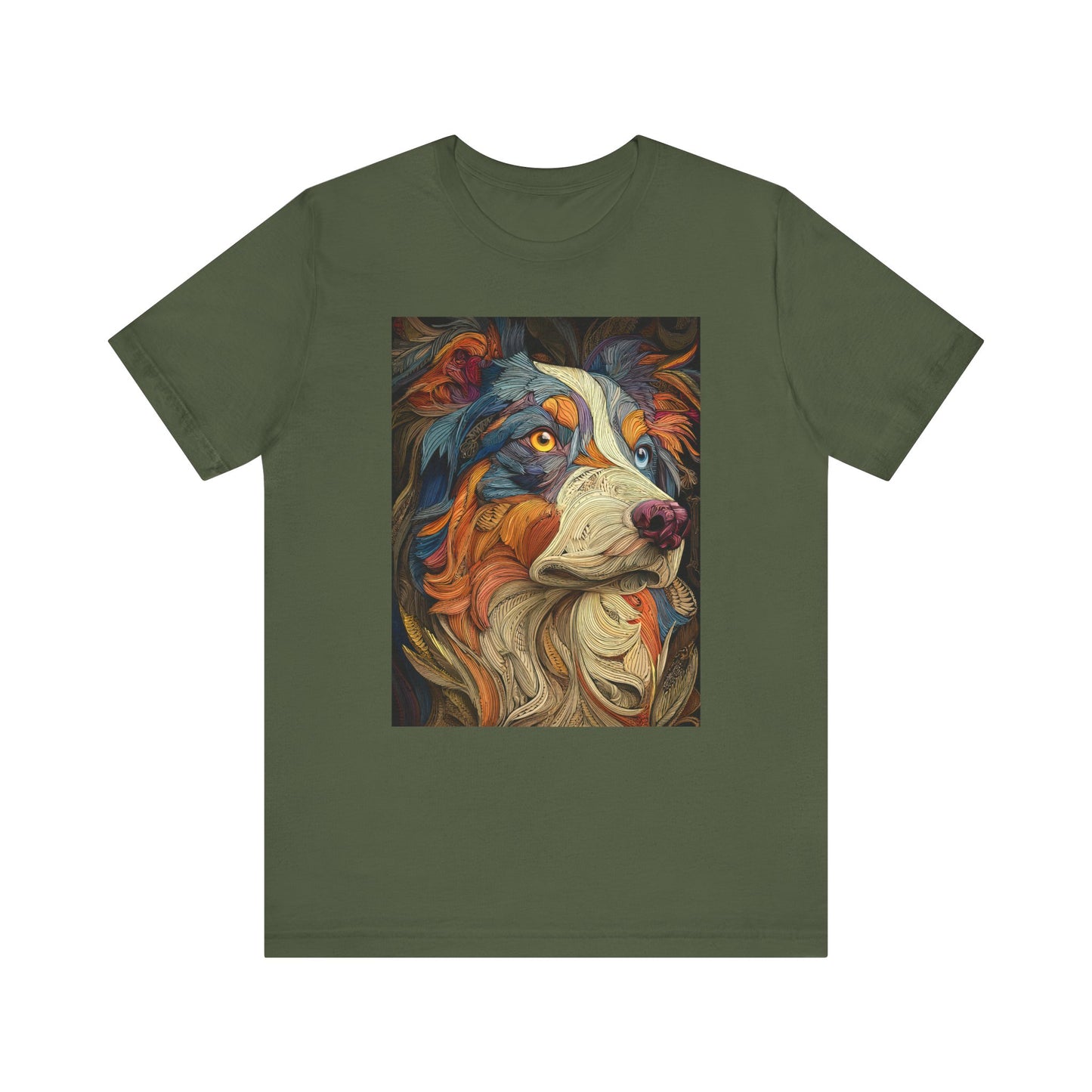 Austalian Shepherd "Cloisonne" T-shirt