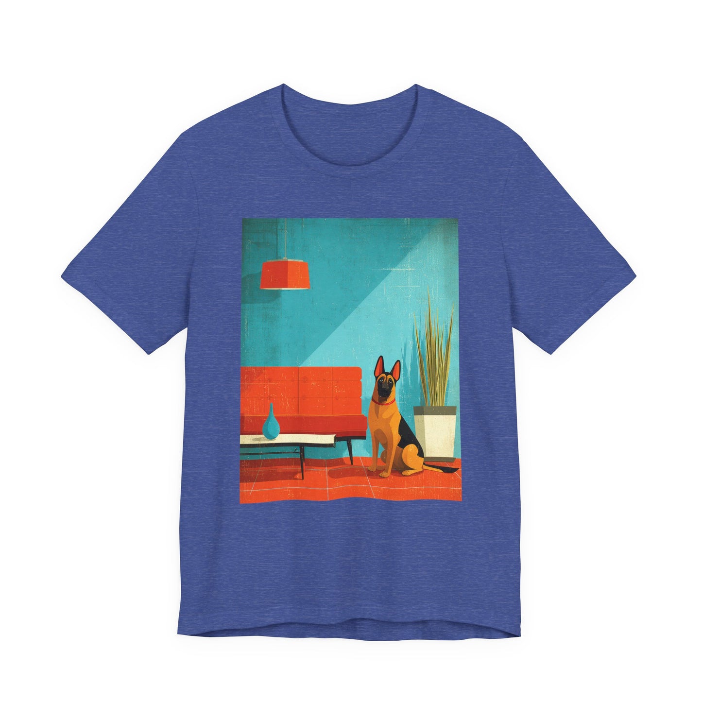 German Shepherd "Mid-Century Doggo" T-shirt