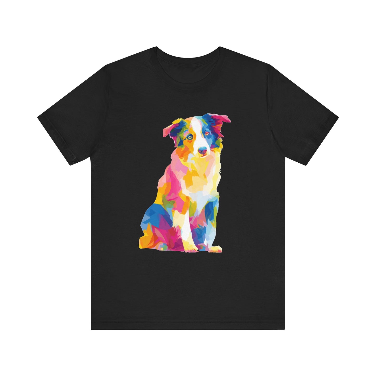 Australian Shepherd "Colorful Canine" T-shirt