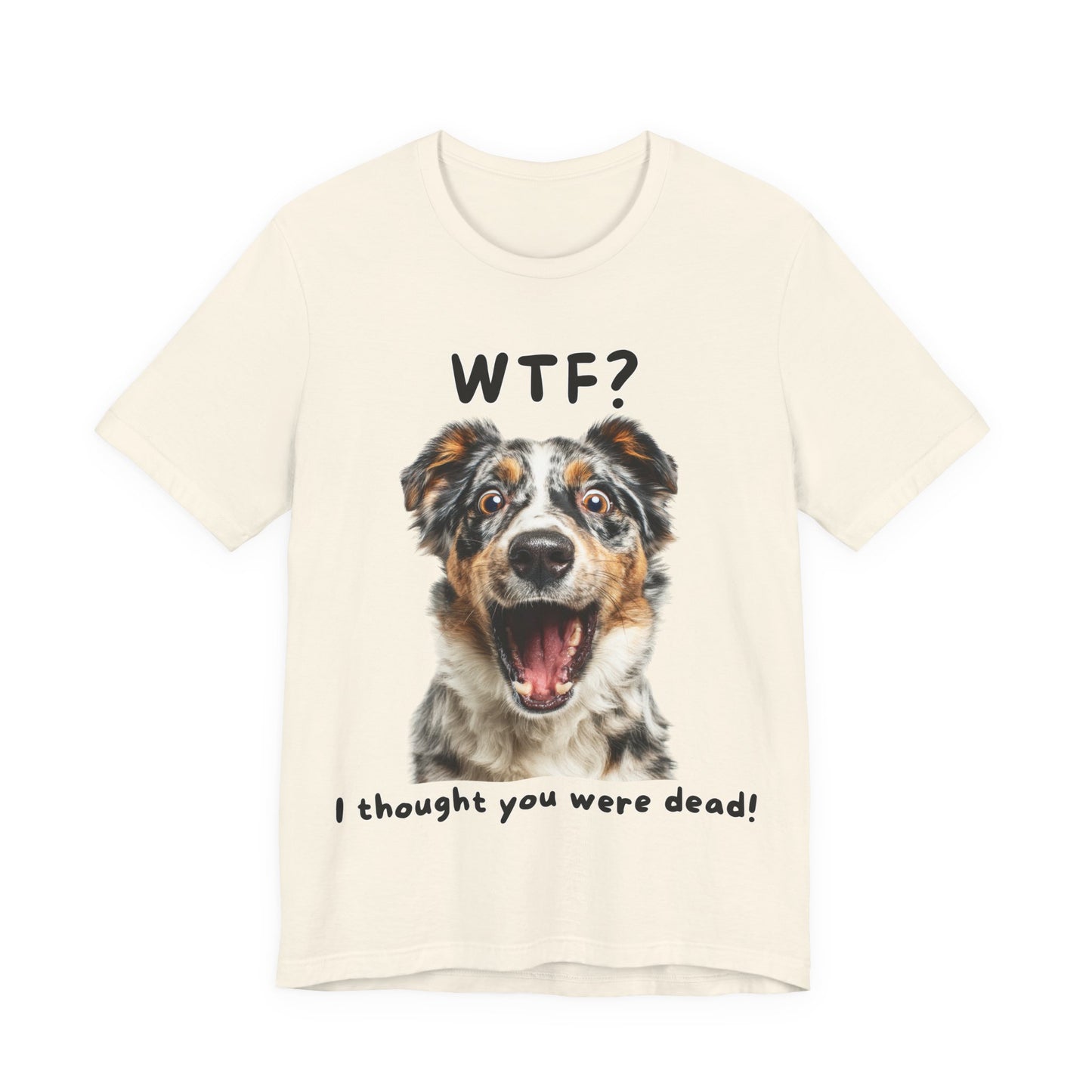 Australian Shepherd "WTF?" T-shirt