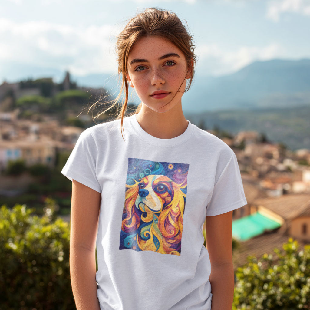 Cavalier King Charles Spaniel "Cosmic Canine" T-shirt