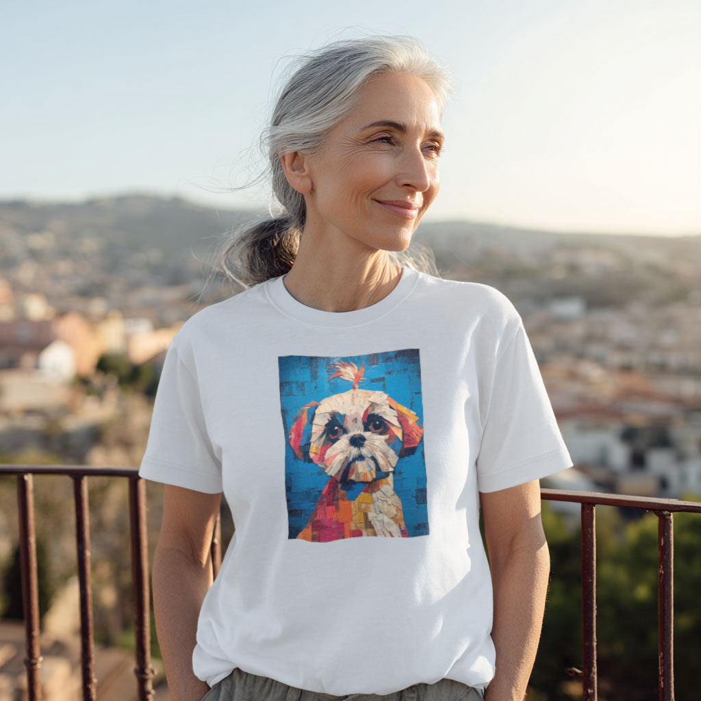 Shih Tzu "Mosaic Mutt" T-shirt