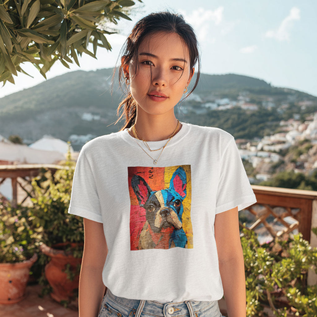 French Bulldog "Mosaic Mutt" T-shirt