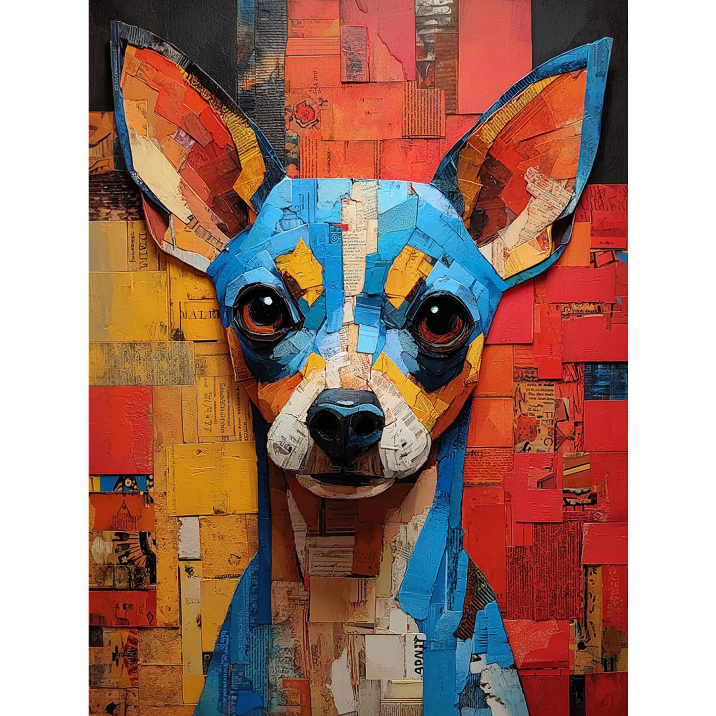 Chihuahua "Mosaic Mutt" T-shirt