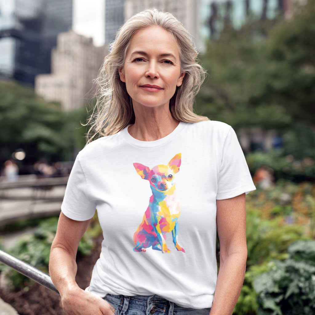 Chihuahua "Colorful Canine" T-shirt
