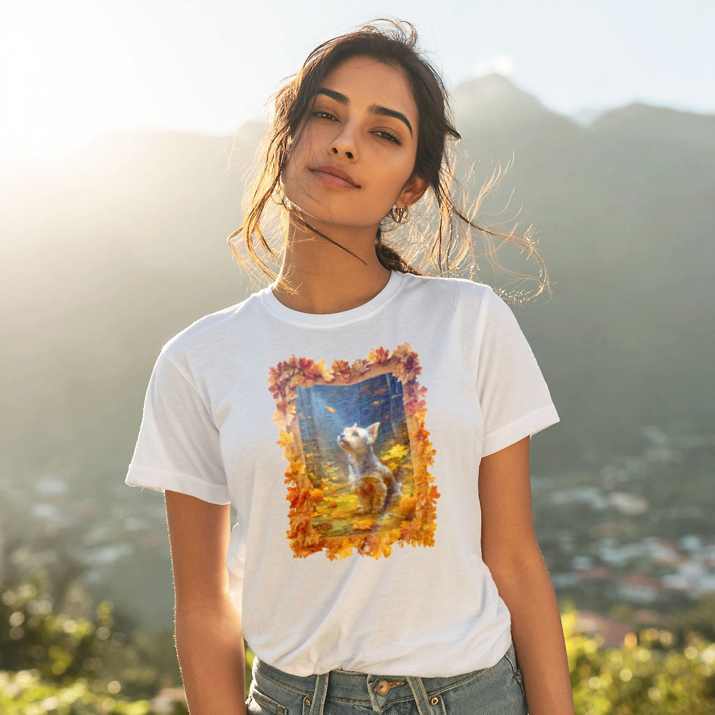 Yorkshire Terrier "Pumpkin Pup" T-shirt