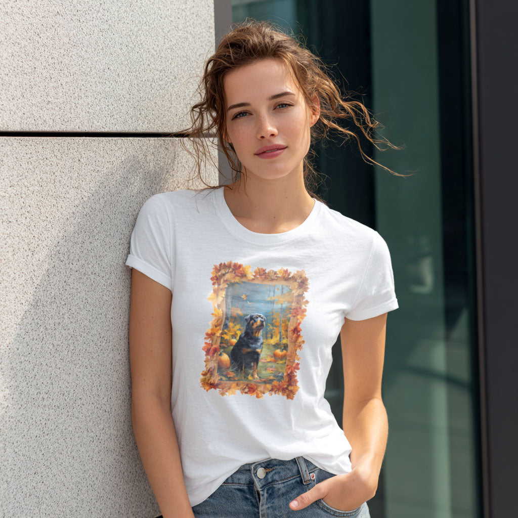 Rottweiler "Pumpkin Pup" T-shirt