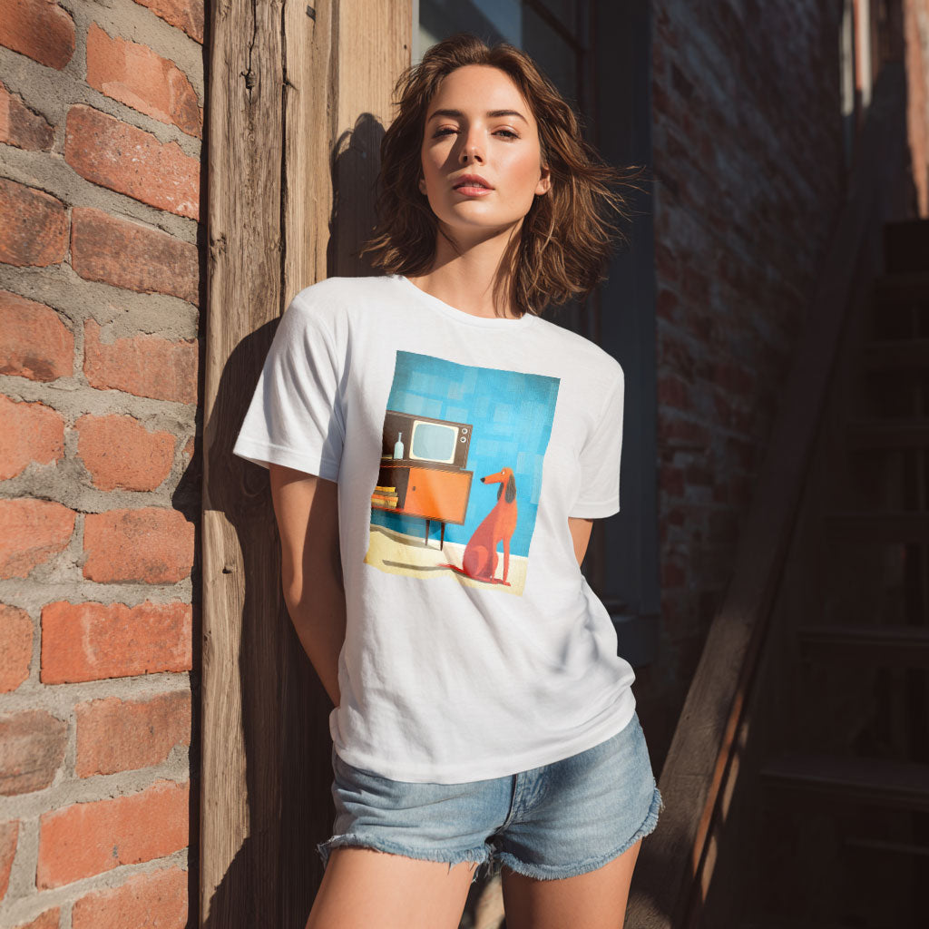 Afghan Hound "Mid-Century Doggo" T-shirt