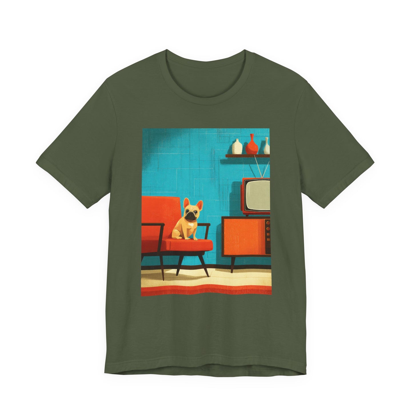 French Bulldog "Mid-Century Doggo" T-shirt