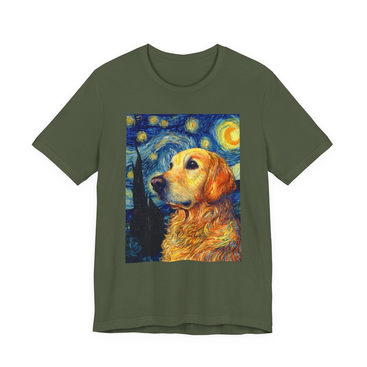 Golden Retriever "Starry Night" T-shirt