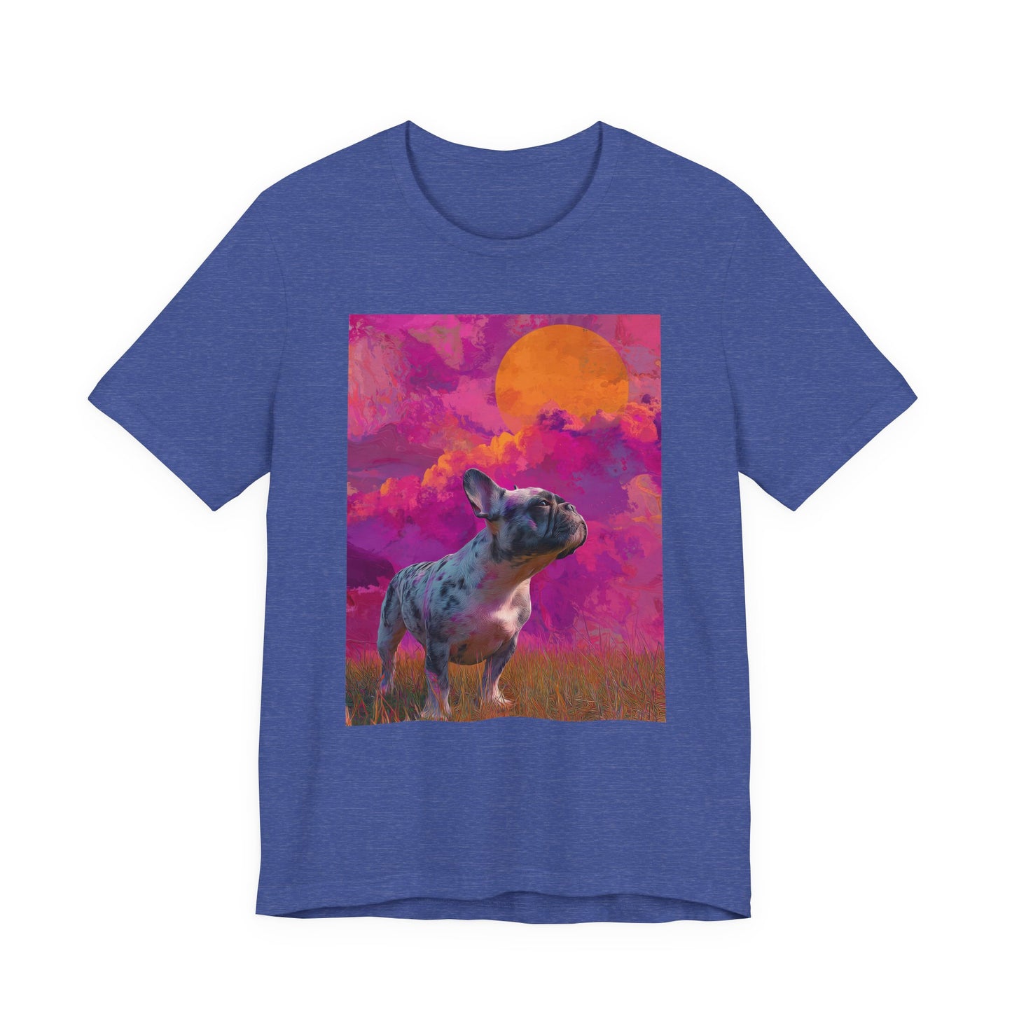French Bulldog "Magenta Sky" T-shirt