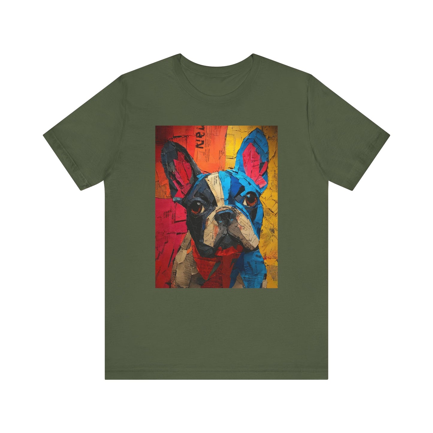 French Bulldog "Mosaic Mutt" T-shirt