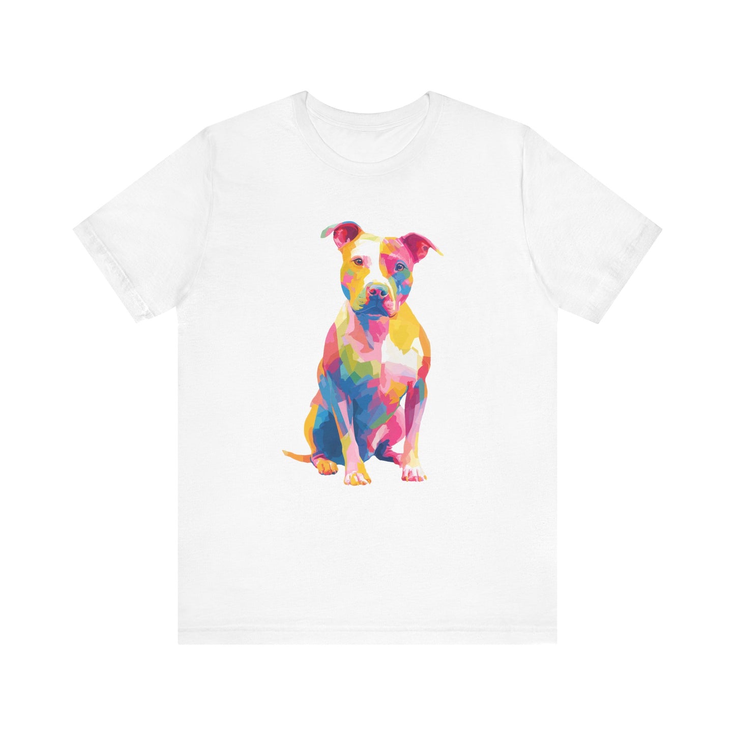 American Pit Bull "Colorful Canine" T-shirt