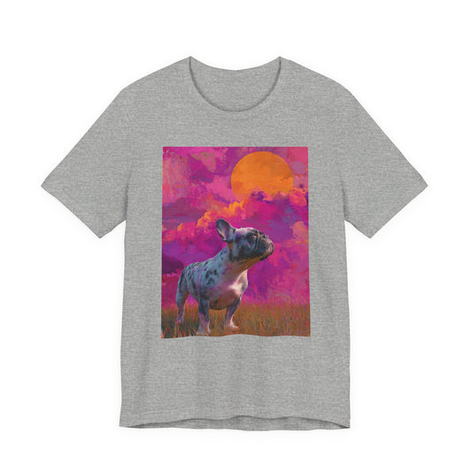 French Bulldog "Magenta Sky" T-shirt