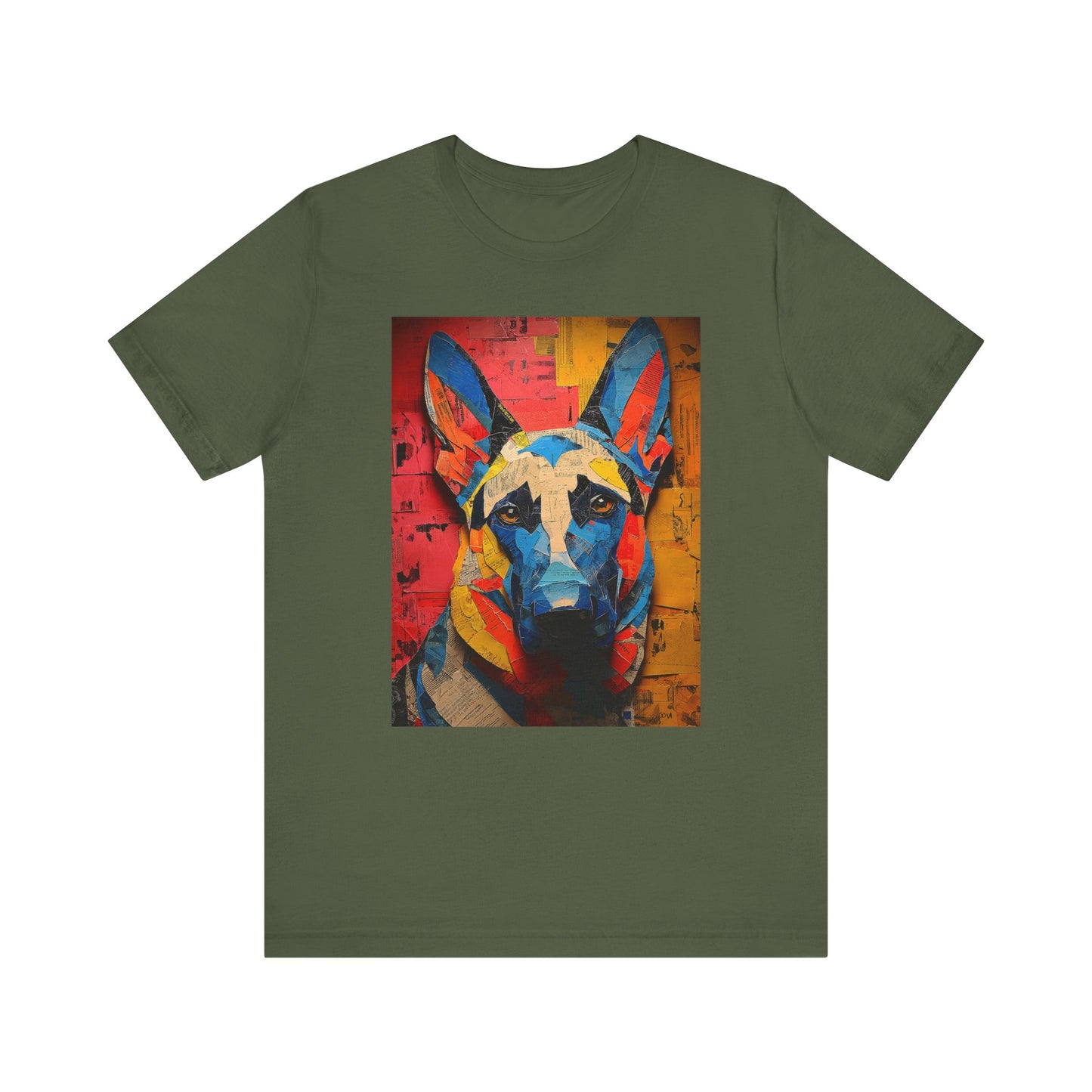 German Shepherd "Mosaic Mutt" T-shirt
