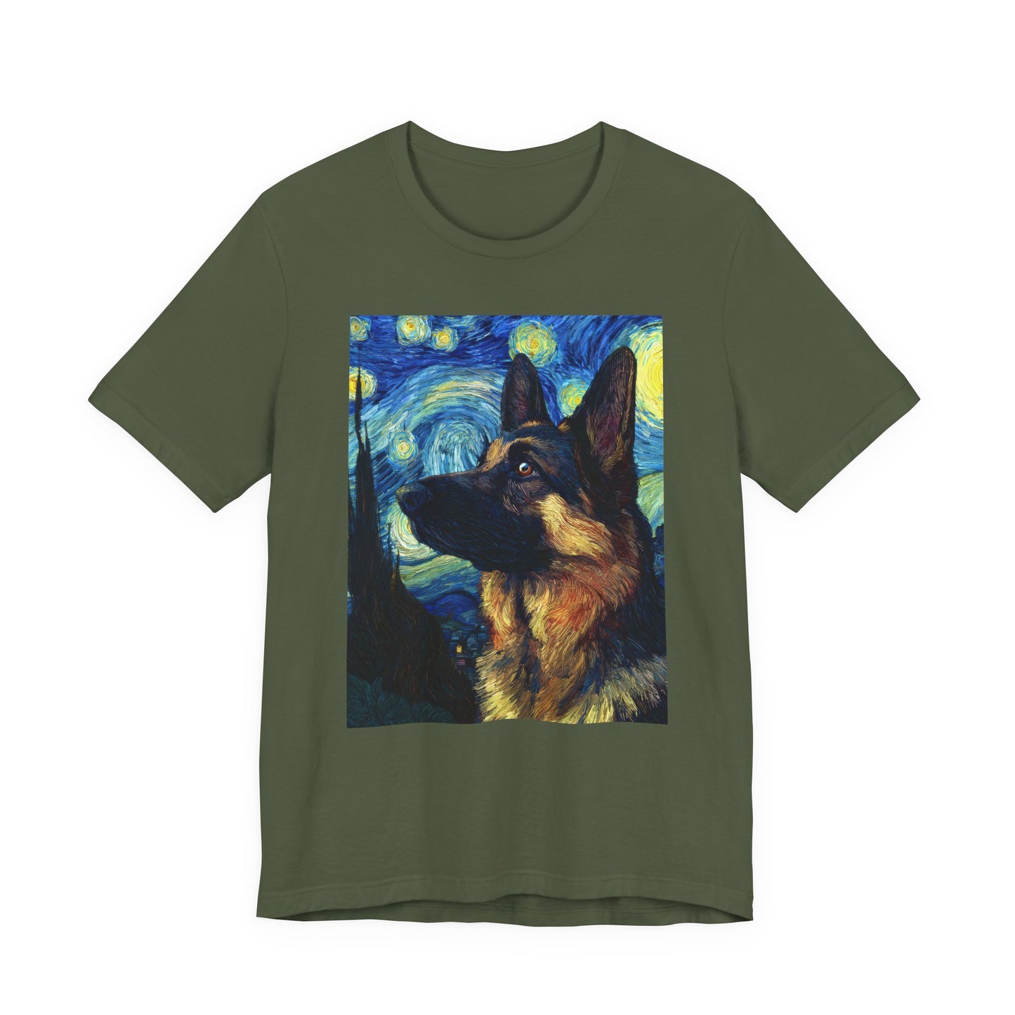 German Shepherd "Starry Night" T-shirt