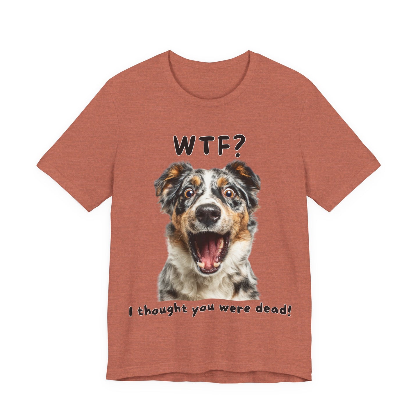 Australian Shepherd "WTF?" T-shirt