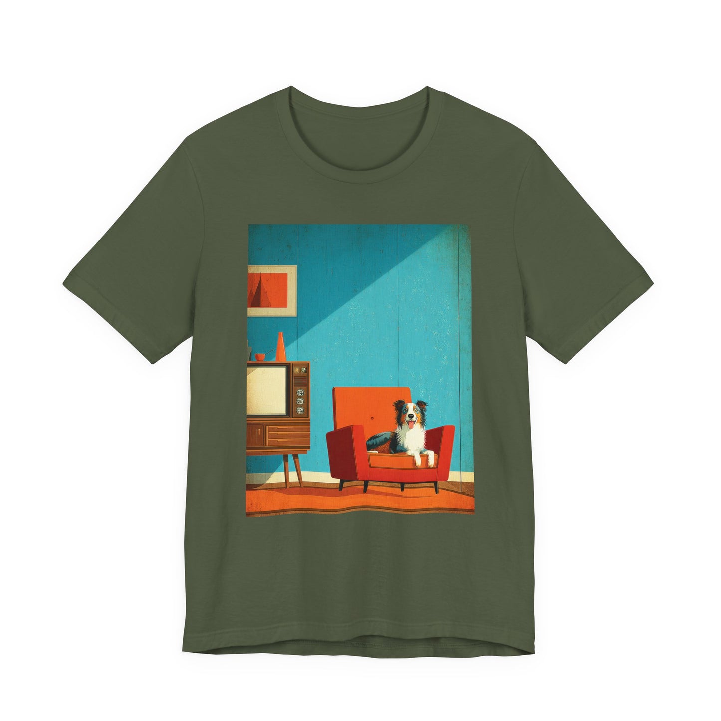Australian Shepherd "Mid-Century Doggo" T-shirt