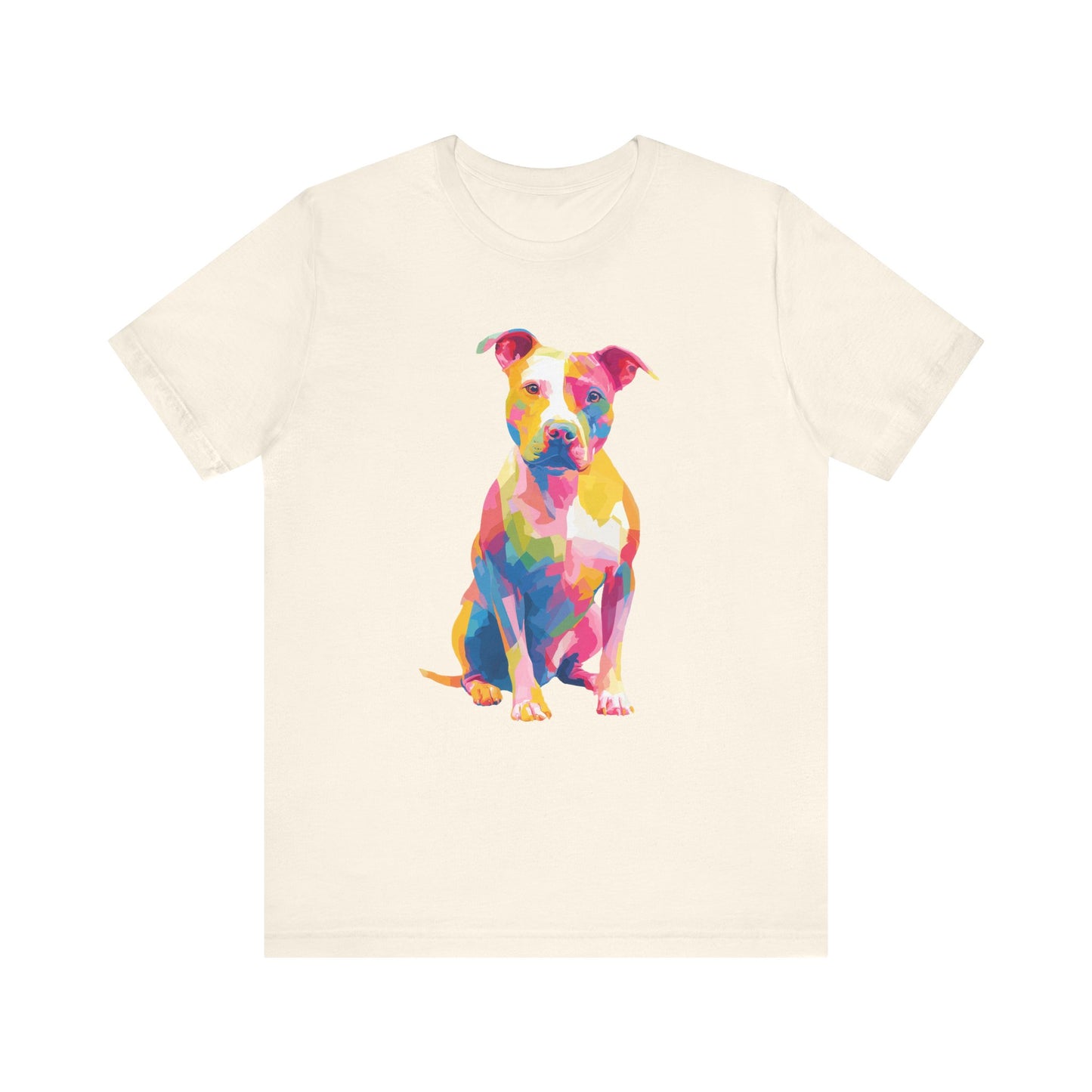 American Pit Bull "Colorful Canine" T-shirt