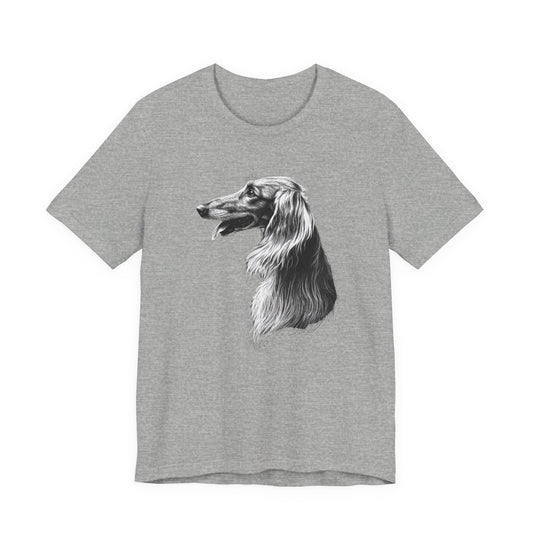 Afghan Hound "Noir & Blanc" T-shirt