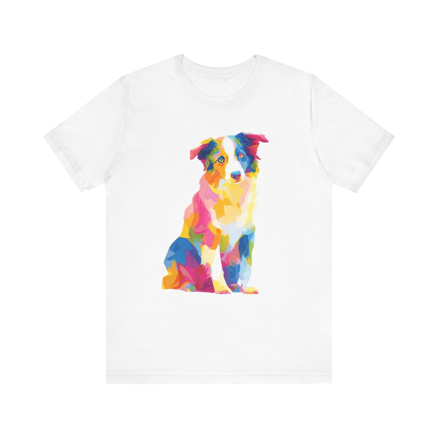 Australian Shepherd "Colorful Canine" T-shirt