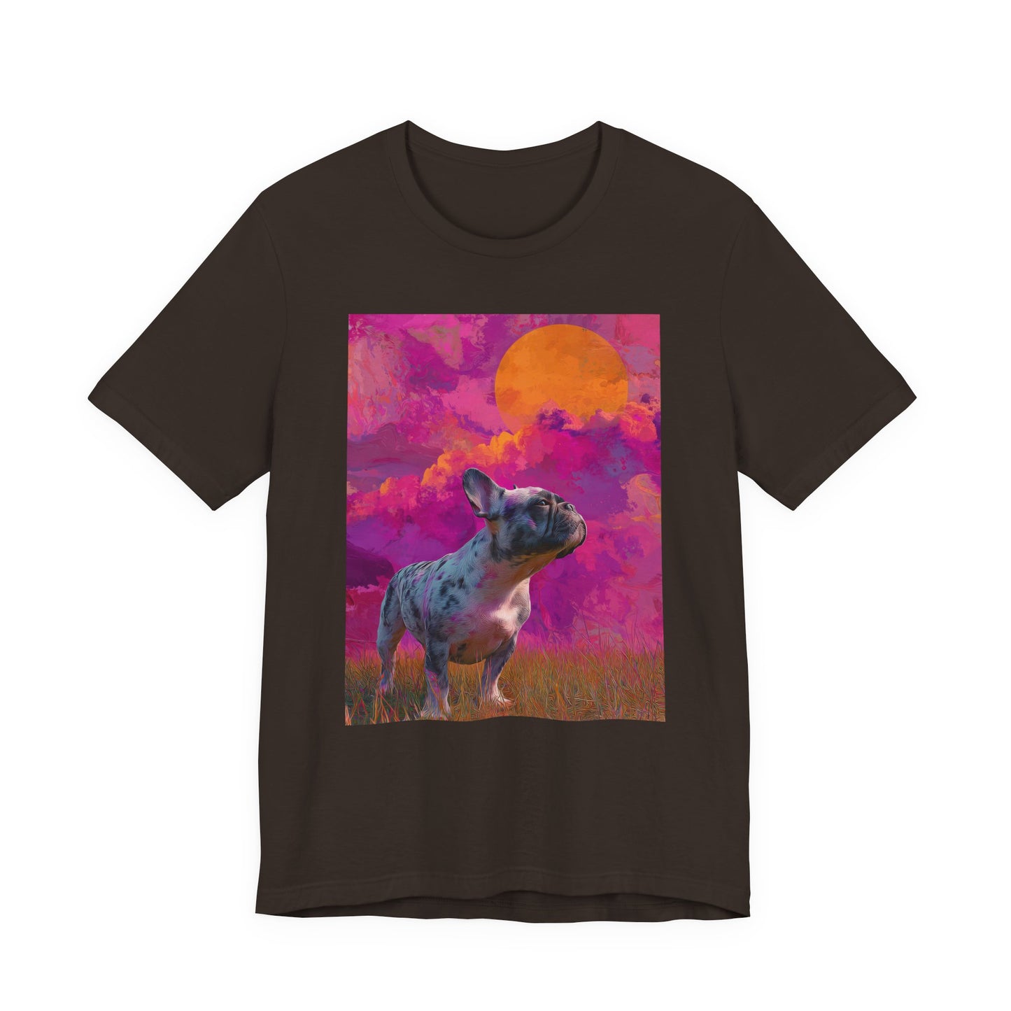 French Bulldog "Magenta Sky" T-shirt
