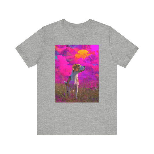 Beagle "Magenta Sky" T-shirt