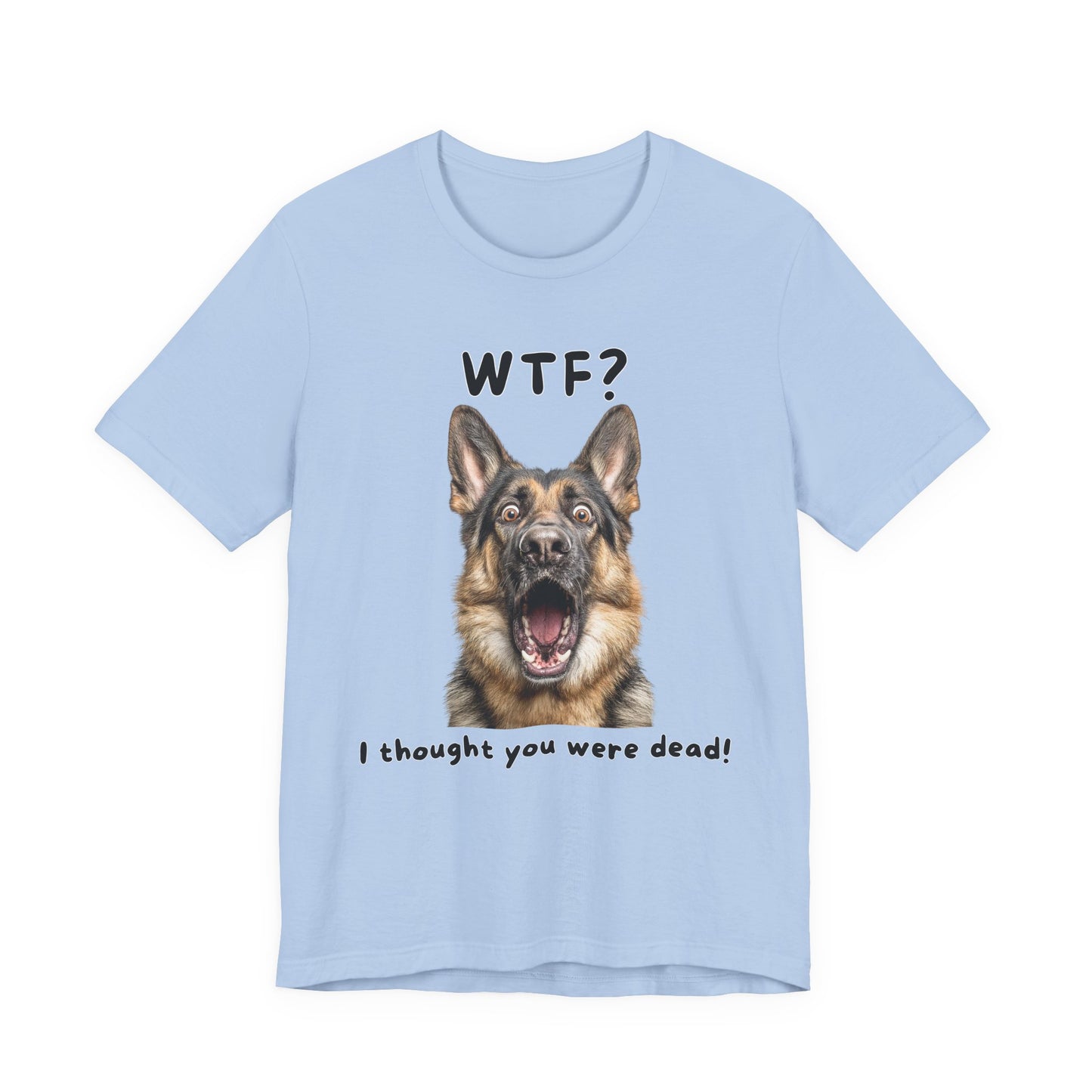 German Shepherd "WTF?" T-shirt