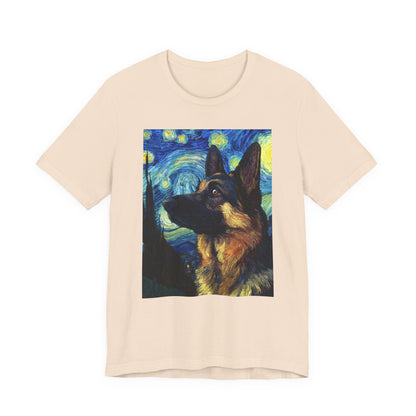 German Shepherd "Starry Night" T-shirt