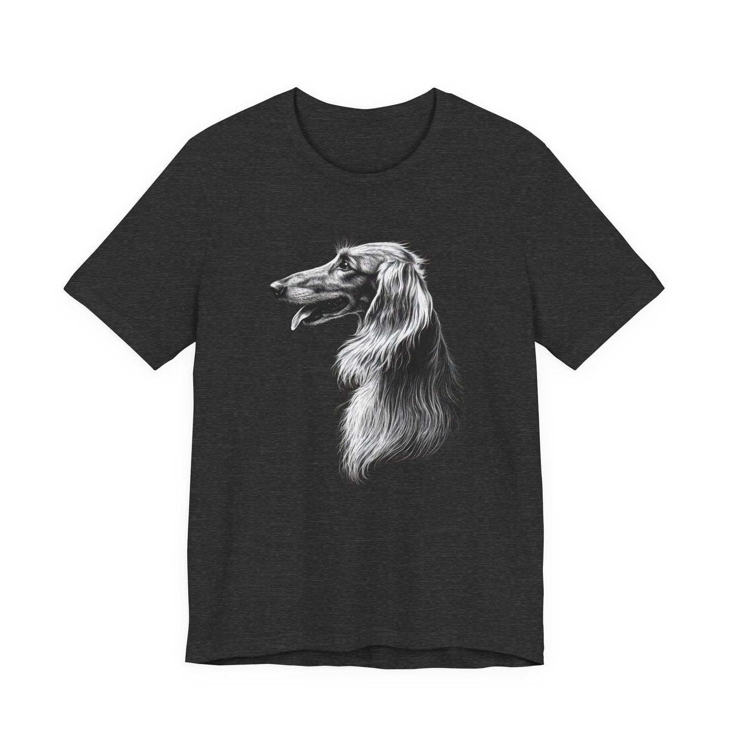 Afghan Hound "Noir & Blanc" T-shirt