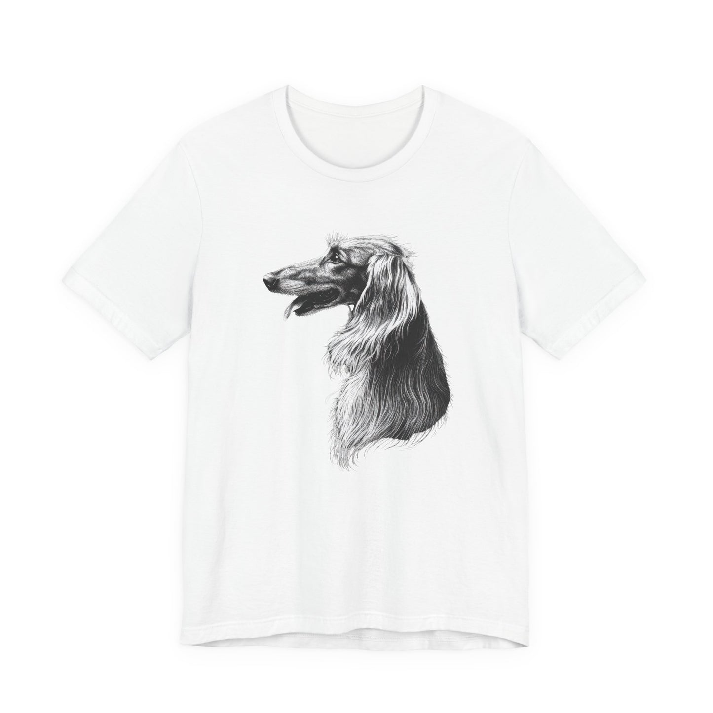 Afghan Hound "Noir & Blanc" T-shirt