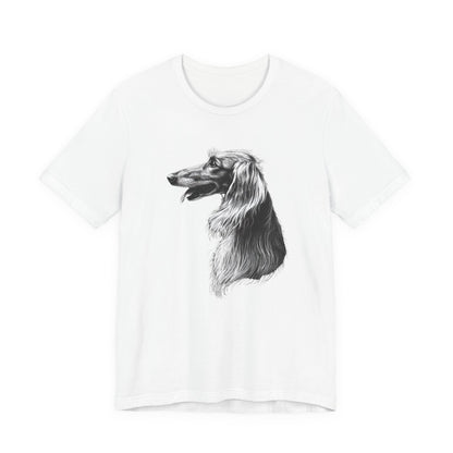 Afghan Hound "Noir & Blanc" T-shirt