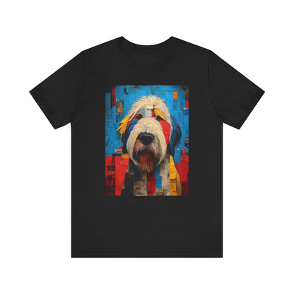 English Sheepdog "Mosaic Mutt" T-shirt