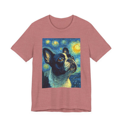 French Bulldog "Starry Night" T-shirt