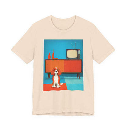 Cavalier King Charles Spaniel "Mid-Century Doggo" T-shirt