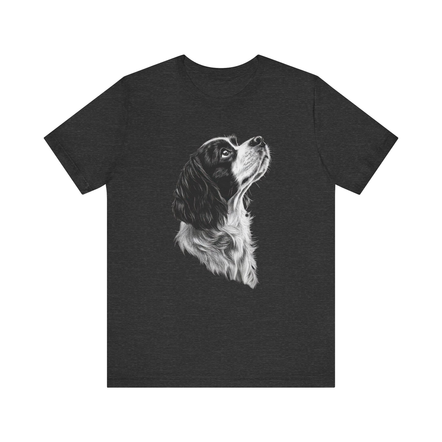 Cavalier King Charles Spaniel "Noir & Blanc" T-shirt