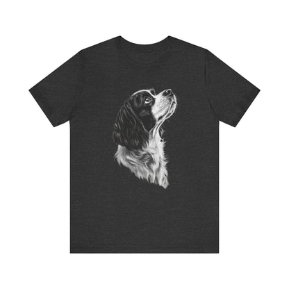 Cavalier King Charles Spaniel "Noir & Blanc" T-shirt