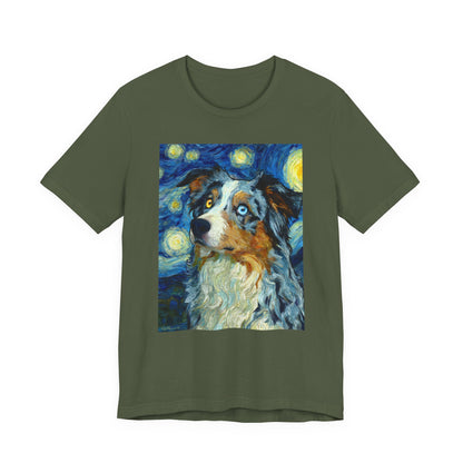 Australian Shepherd "Starry Night" T-shirt