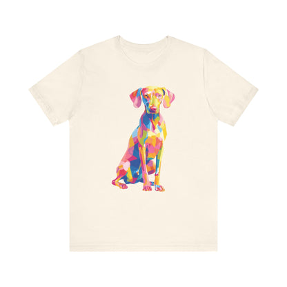 Weinmaraner "Colorful Canine" T-shirt