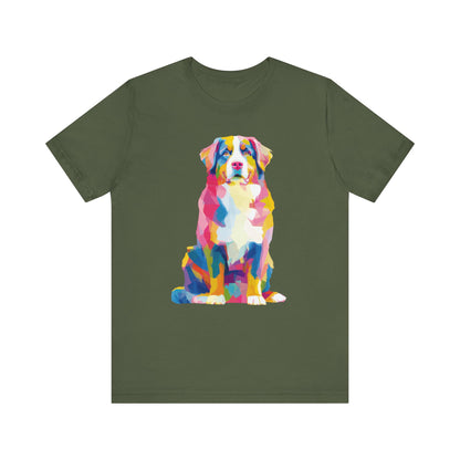 Bernese Mountain Dog "Colorful Canine" T-shirt