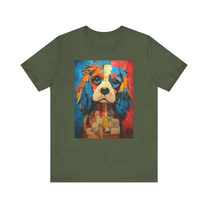 Cavalier King Charles Spaniel "Mosaic Mutt" T-shirt